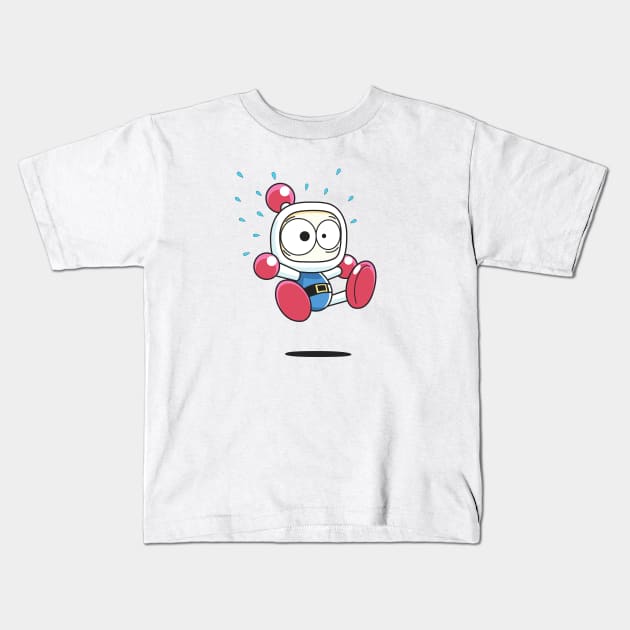 Bomberman / Dyna Blaster (Shock) Kids T-Shirt by LeeRobson